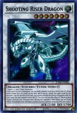 *** SHOOTING RISER DRAGON *** ULTRA RARE MINT/NM JUMP-EN085 YUGIOH! - Image 1