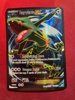 RAYQUAZA EX 104/108 Roaring Skies FULL ART FA HOLO rare Pokemon TCG card LP - Image 1