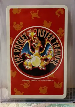 Charmander Ace of Clubs 1996 Pokemon Red Charizard Deck Poker Playing Card LP - Image 2