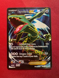 RAYQUAZA EX 104/108 Roaring Skies FULL ART FA HOLO rare Pokemon TCG card HP - Image 1