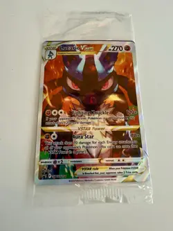 Pokemon TCG Lucario VSTAR SWSH291 Sword & Shield Promo Holo Card SEALED - Image 2