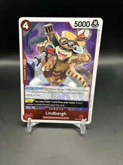 Lindbergh OP05-017 English R Awakening of the New Era One Piece Card Game NM - Image 1