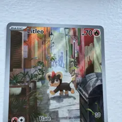 Litleo 139/132 Illustration Rare Pokemon Card Mega Evolutions - English TCG - Image 4