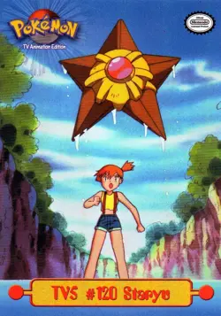 Pokemon TV5 #120 Staryu Card Topps TV Animation Edition Puzzle Non Holo - Image 1