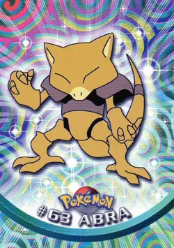 Pokemon #63 Abra Card Topps - Image 1