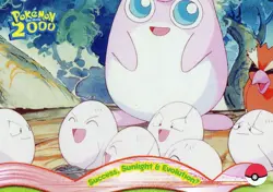 Pokemon Success, Sunlight & EvolutionU Card Topps The Movie 2000 - Image 1