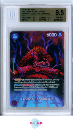 EUSTASS"CAPTAIN"KID ONE PIECE 500 YEARS IN THE FUTURE SP 2024 OP05074 BGS 9.5 - Image 1
