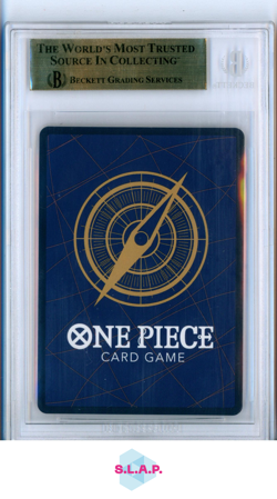 GOL.D.ROGER GOLD MANGA ART SEC 2024 ONE PIECE OP09 118 CRACK TOP RIGHT BGS 9.5 - Image 2