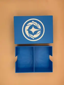 Disney Lorcana Deck Box 3D Printed Holds Two 60 Card Sleeved Decks - Blue/White - Image 4