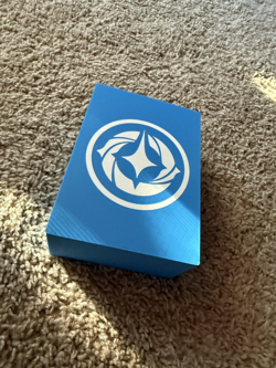 Disney Lorcana Deck Box 3D Printed Holds Two 60 Card Sleeved Decks - Blue/White - Image 5