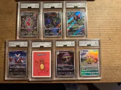 Pokemon Graded Slab Bundle AGS 10/9.5 Cards Inc. Medicham Delibird Charmander - Image 1