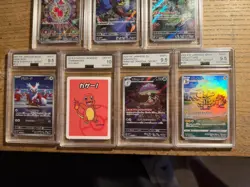 Pokemon Graded Slab Bundle AGS 10/9.5 Cards Inc. Medicham Delibird Charmander - Image 3