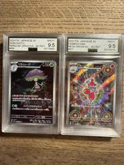 Pokemon Graded Slab Bundle AGS 10/9.5 Cards Inc. Medicham Delibird Charmander - Image 5