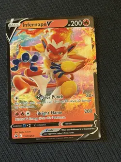 Infernape V SWSH252 SWSH: Sword & Shield Promo Cards Holo - Image 1