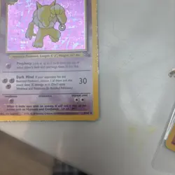 Hypno Holo Fossil 8/62 Near Mint Pokemon Card - Image 3