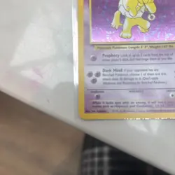 Hypno Holo Fossil 8/62 Near Mint Pokemon Card - Image 4