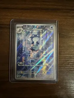 Pokemon TCG Poliwhirl Full Art 176/165 151 Card NM/M Condition English Scarlet - Image 1