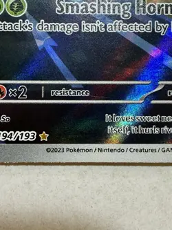 HERACROSS 194/193 SV02: PALDEA EVOLVED HOLO POKEMON CARD 2023 - Image 2