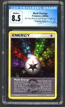 Pokemon Card - CGC 8.5 Multi Energy 103/112 - CHUM LEE Collection (Signed) - Image 1