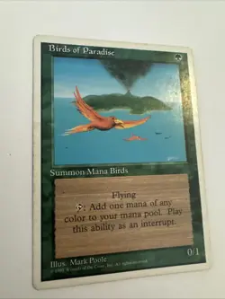 Birds of Paradise MTG Core Set 4th Edition Regular - Image 2