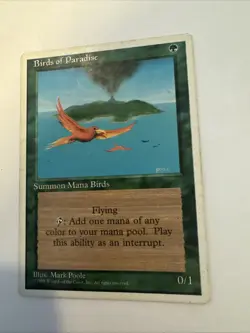 Birds of Paradise MTG Core Set 4th Edition Regular - Image 3