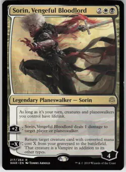 Sorin, Vengeful Bloodlord R War of the Spark 217 LP - Image 1