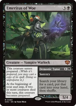 Emeritus of Woe (Secrets of Strixhaven) - NM Pack Fresh Magic: The Gathering - Image 1