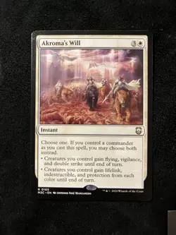 Akroma's Will Commander: Modern Horizons 3 Regular - Image 1