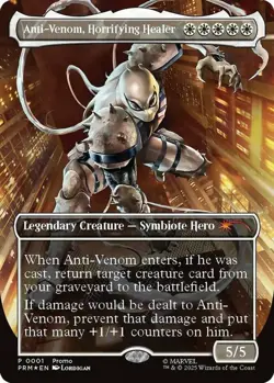 MTG Anti-Venom, Horrifying Healer - Foil - Borderless, NM-Mint, English Promo: M - Image 1