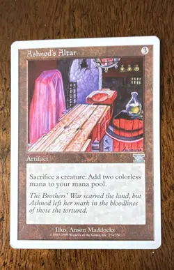 Ashnod's Altar Classic MTG Core Set 6th Edition Regular Magic The Gathering M/HP - Image 1