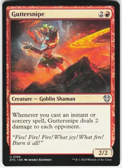 Guttersnipe 169 Commander: Outlaws of Thunder Junction Magic: The Gathering NM - Image 1