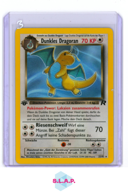 DUNKLES DRAGORAN POKEMON 22/82 1ST EDITION TEAM ROCKET 2000 GERMAN - Image 1