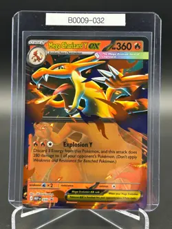 Pokemon TCG Mega Charizard Y ex 030 Mega Evolution Mega Evolution ex B0009-032 - Image 1