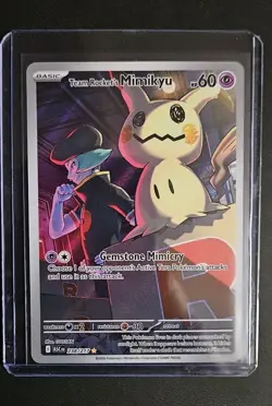 Pokemon Team Rocket's Mimikyu 238/217 Illustration Rare Me: Ascended Heroes - Image 1