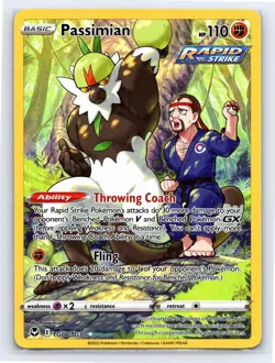 Passimian TG08/TG30 - Pokemon Silver Tempest Trainer Gallery - Ultra Rare - NM - Image 1
