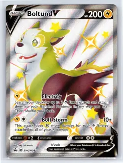 Boltund V SWSH085 - Pokemon Sword & Shield Promo - Promo Holo - NM - Image 1