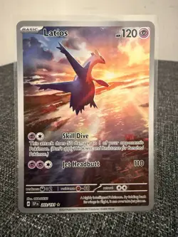 Pokemon Latios 203/191 SV08 Surging Sparks Full Art Holo Illustration Rare Eng - Image 1
