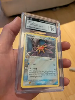 (POP 16) CGC 10 GEM MINT 2005 Pokemon EX Delta Species 30/113 Delta Starmie Card - Image 2