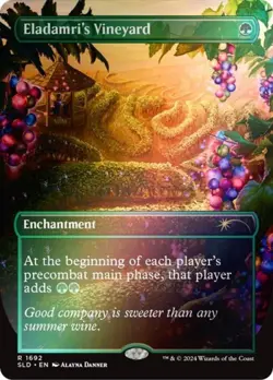 Eladamri's Vineyard (Rainbow Foil) -Foil Near Mint MTG Secret Lair - Image 1
