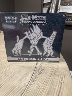 Pokemon Sun and Moon Burning Shadows Elite Trainer Box Factory Sealed - Image 1