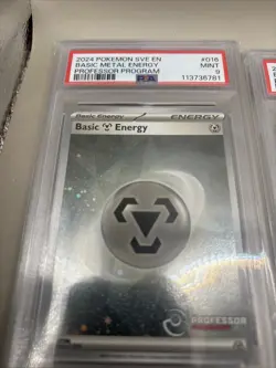 2024 Pokemon Professor Program Stamped Holo Energy SVE PSA Graded Set 10s & 9s - Image 2