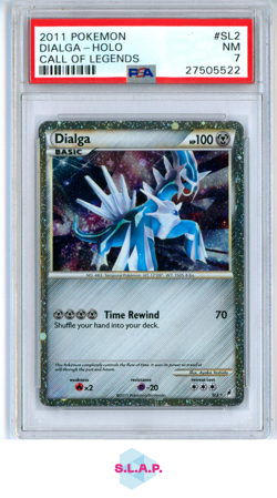 DIALGA-HOLO CALL OF LEGENDS POKEMON CALL OF LEGENDS 2011 SL2 PSA 7 - Image 1