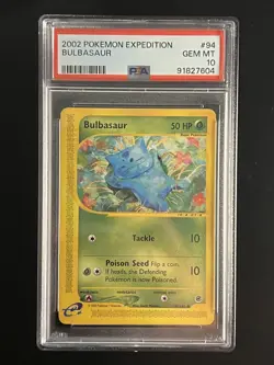 PSA 10 - Pokemon Expedition - #94 Bulbasaur - GEM MINT - Image 1