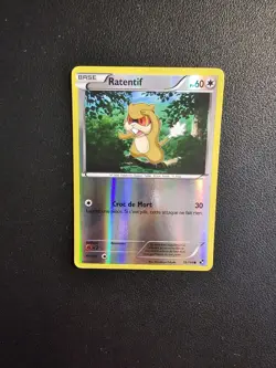 carte Pokemon 78/114 Ratentif Reverse Noir Et Blanc FR - Image 1
