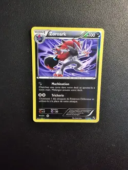 Carte pokemon Zoroark Holo 71/114 Reverse Noir et Blanc FR - Image 1