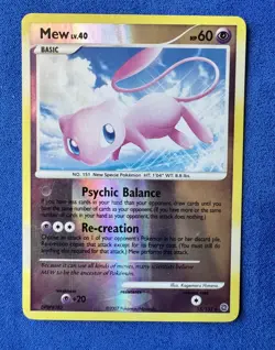 2007 Mew 15/132 Pokemon Secret Wonders Reverse Holo LP - Image 1