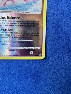 2007 Mew 15/132 Pokemon Secret Wonders Reverse Holo LP - Image 5