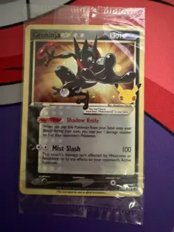 Greninja Star SWSH144 Sealed Promo Pokemon Celebrations Holo - Image 1
