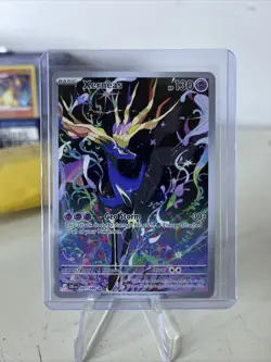 Pokemon TCG Xerneas Illustration Rare Full Art Holo HP130 091/086 Chaos Rising - Image 1