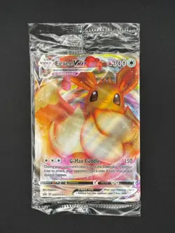 Pokemon TCG: Eevee VMAX - SWSH087 Black Star Promo Full Art Holo - NM [Sealed] - Image 1